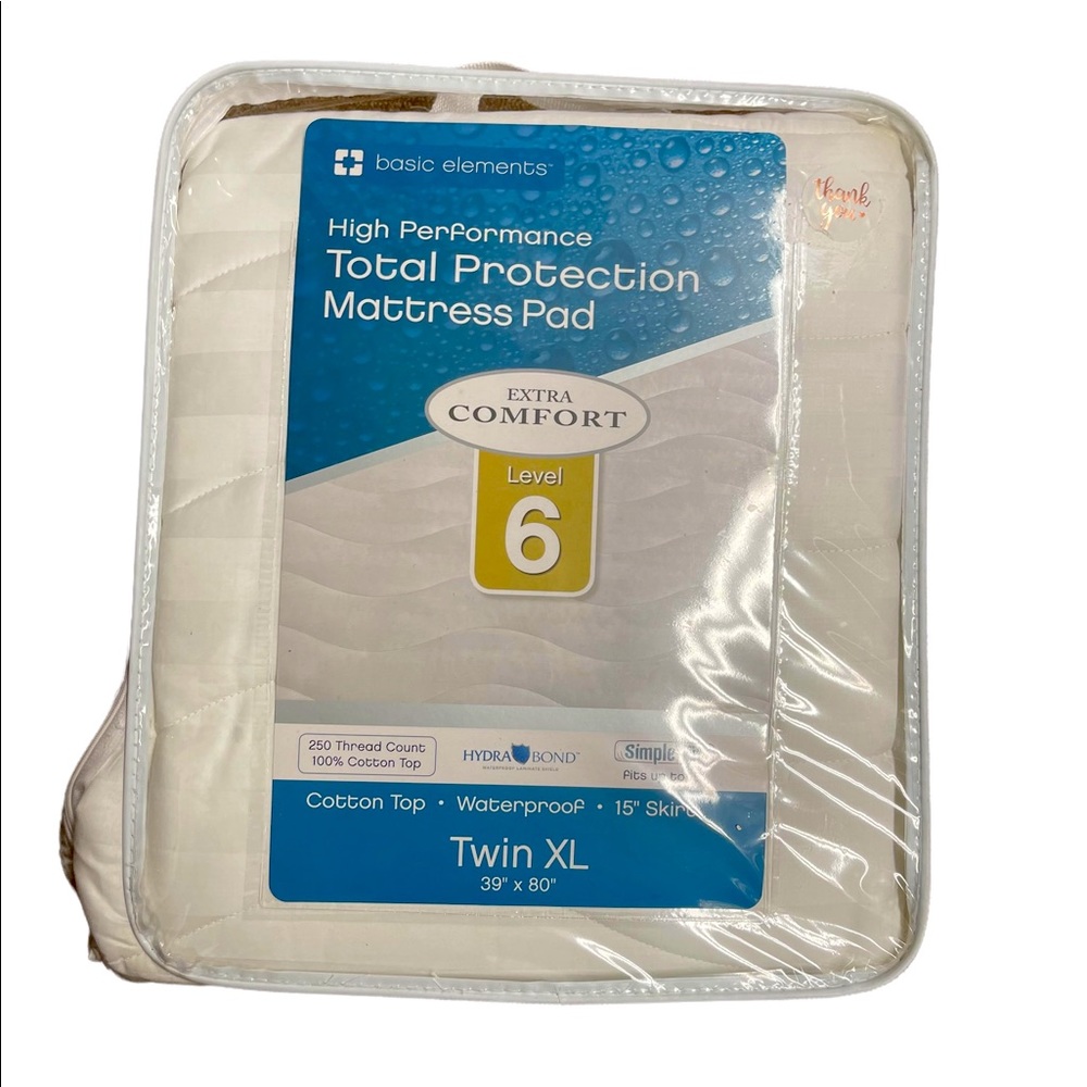 Basic Elements Twin XL Mattress Pad